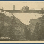 Feldberg Schwarzwald Neuer Feldbergturm mit Gasthaus, gelaufen 1903 (AK344)