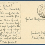 Ostseebad Sohrenbohm bei Köslin Erholungsheim Segelboot, gelaufen 1938 (AK322)