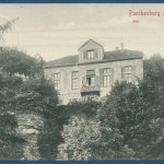 Forsthaus (Gasthaus) Paschenburg Deckbergen an der Weser, gelaufen 1909 (AK306)
