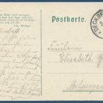 Forsthaus (Gasthaus) Paschenburg Deckbergen an der Weser, gelaufen 1909 (AK306)