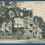 Bad Nauheim Kurstraße, gelaufen 1919 (AK335)