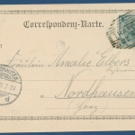 Gruß aus Trafoi Hotel Neue Post Ortler-Gruppe, gelaufen 1901 (AK357)