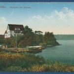 Gremsmühlen Parkhotel mit Diecksee, gelaufen 1919 (AK402)
