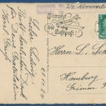 Steinbergen Bethmanns Hotel Haus Achenbach Forsthaus, gelaufen 1927 (AK484)