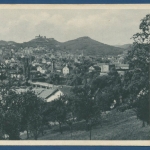 Eisenach Stadtansicht mit Wartburg, gelaufen 1939 (AK465)