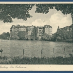 Berlin Charlottenburg Wohnhäuser am Lietzensee, gelaufen 1937 (AK446)