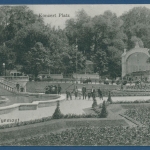 Bad Pyrmont Konzertplatz Kurpark, gelaufen 1909 (AK445)