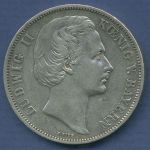 Bayern Vereinstaler 1871, Ludwig II., J 109 ss-vz kl. Randfehler (m3124)