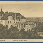 Essen-Bredeney Ruhrstein mit Villa Hügel, gelaufen 1926 (AK582)