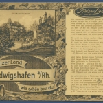 Ludwigshafen am Rhein Jubiläumsbrunnen Pfälzer Lied, gelaufen 1913 (AK565)
