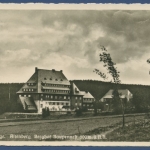 Berghof Raupennest Altenberg Erzgebirge, gelaufen 1938 (AK601)