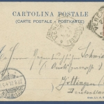 Venedig Der alte Hafen die Mole Gondeln, gelaufen 1901 (AK623)