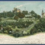 Weisser Hirsch, Drahtseilbahn mit Luisenhof, gelaufen 1902 (AK4481)