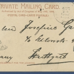 Denver Colorado Regierungsgebäude, gelaufen 1902 Marke fehlt (AK283)