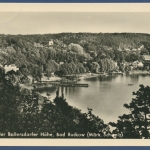 Strandbad Buckow von der Bollersdorfer Höhe, geschrieben 1960 (AK688)