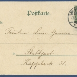 Gruß aus Heidelberg Der Ruprechtsbau, gelaufen 1899 (AK720)