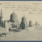 Kairo Die Gräber der Kalifen, gelaufen 1906 (AK719)