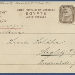 Kairo Die Gräber der Kalifen, gelaufen 1906 (AK719)
