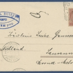 Capri Die Blaue Grotte Boot Grotta Azzurra, gelaufen 1900 (AK768)