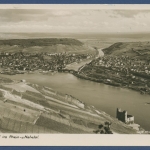 Bingen am Rhein Nahemündung Mäuseturminsel v. d. Rossel, gelaufen 1940 (AK785)