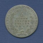 Preußen 1/6 Taler 1816 A, Friedrich Wilhelm III. J 31 ss/ fast ss (m3228)