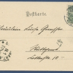 Eisenach Wartburg von Süden gesehen, gelaufen 1901 (AK829)