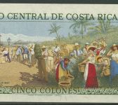 Costa Rica 5 Colones 2.10.1985, Orchidee, KM 236 d kassenfrisch (K450)