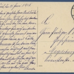 Wendefurt im Bodetal Hotel u. Pension Grasshoff, gelaufen 1916 (AK851)