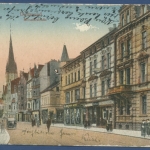 Dortmund Münsterstraße Apotheke, gelaufen 1922 (AK849)