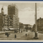 Leipzig Augustusplatz Europahaus Fa. Vobach Schnitte, gelaufen 1931 (AK842)
