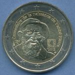 Frankreich 2 Euro 2012 Abbé Pierre, vz/st (m4920)