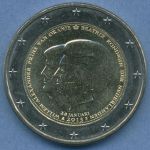 Niederlande 2 Euro 2013 Königin Beatrix, vz/st (m4946)