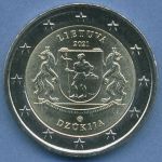 Litauen 2 Euro 2021 Region Dzukija, vz/st (m5098)