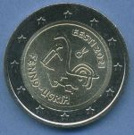 Estland 2 Euro 2021 Finno-Ugurische Völker, vz/st (m5101)