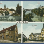 Merseburg Ständehaus Schloß Rathaus, gelaufen 1931 (AK866)