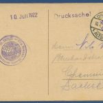 Dresden Altstadt Elbansicht, gelaufen 1922 (AK4476)