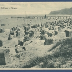 Göhren Ostseebad Insel Rügen Strand, gelaufen 1930 (AK925)