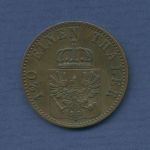 Preußen 3 Pfennige 1867 B, König Wilhelm I., J 52 vz (m3339)