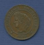 Frankreich 5 Centimes 1896 A, Marianne, KM 821.1 vz+ (m3344)