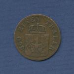 Preußen Pfennig 1848 D, König Friedrich Wilhelm IV., fast sehr schön (m3349)
