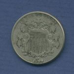 USA Nickel 5 Cents Shield Nickel 1882, KM 97 sehr schön (m3367)