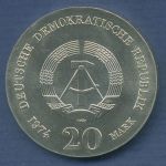 DDR 20 Mark 1974 Immanuel Kant, J 1549 vz/st (m3374)
