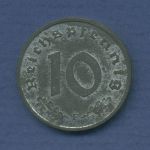 Alliierte Besetzung 10 Reichspfennig 1948 F, J 375, vz (m3530)