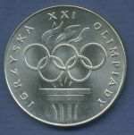 Polen 200 Zlotych 1976, Olympische Spiele Montreal, KM 86 vz (m3639)