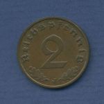 Deutsches Reich 2 Reichspfennig 1938 J, J 362 ss+ (m3657)