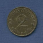Deutsches Reich 2 Reichspfennig 1936 D, J 362 vz+ (m3656)