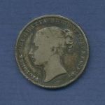 Großbritannien 1 Shilling 1866, Königin Victoria, KM 734.3 ss/s (m3664)