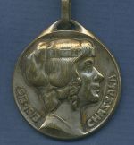 Kassel 1913, tragbare Medaille zur 1000-Jahrfeier v. H. Dürrich, s-ss (m3669)