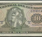 Ecuador 10 Sucres 1988, KM 121 kassenfrisch (K523)