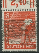 Bizone 1948 Bandaufdruck 38 I DDF Aufdruckfehler postfrisch geprüft